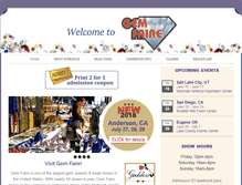 Tablet Screenshot of gemfaire.com